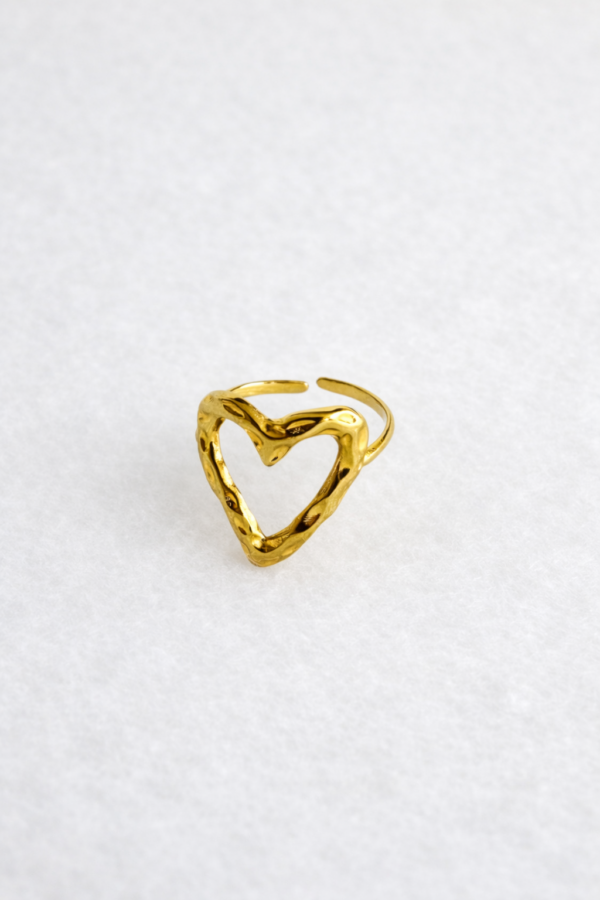 Ring goud - big heart